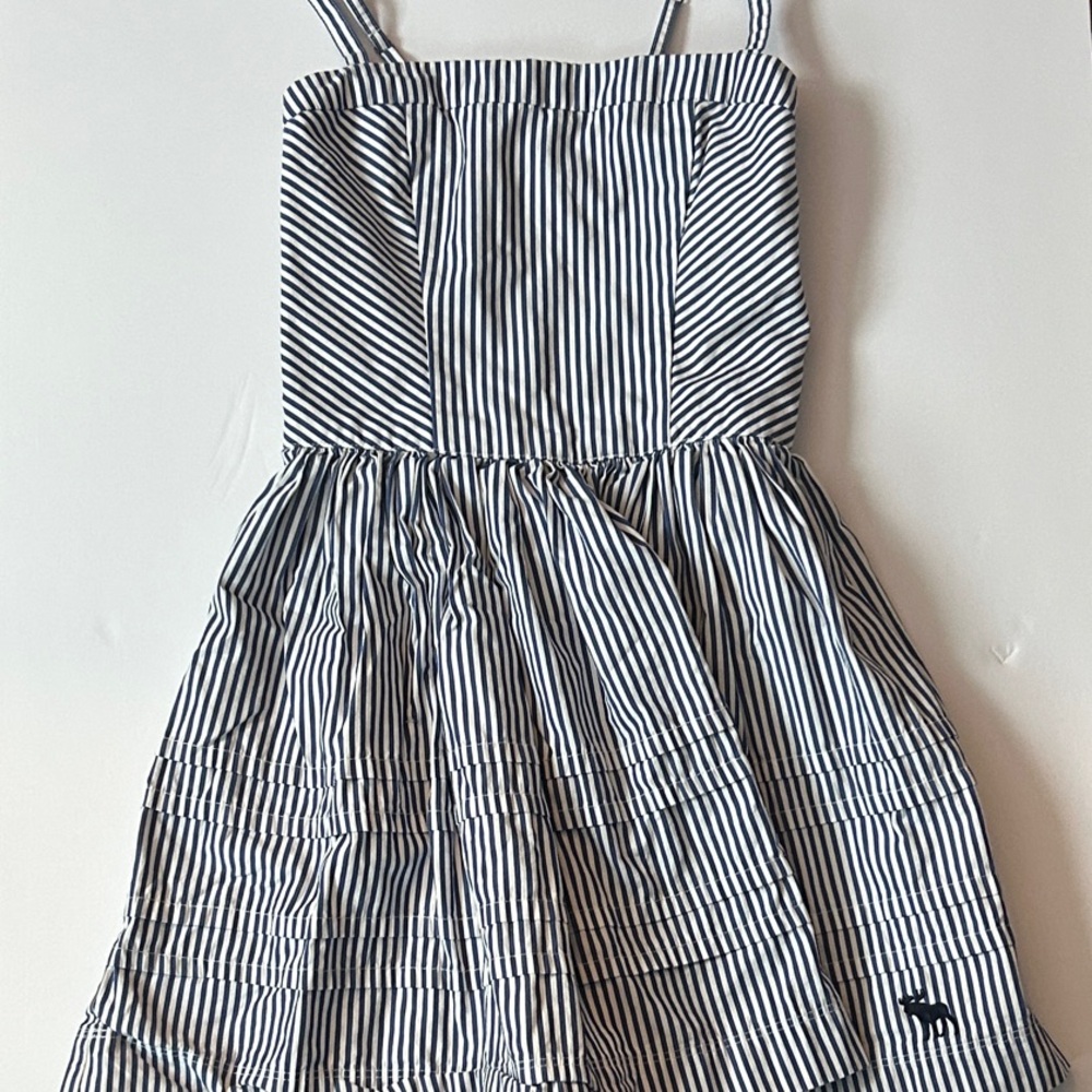 Abercrombie Striped Blue and White Kids Dress
